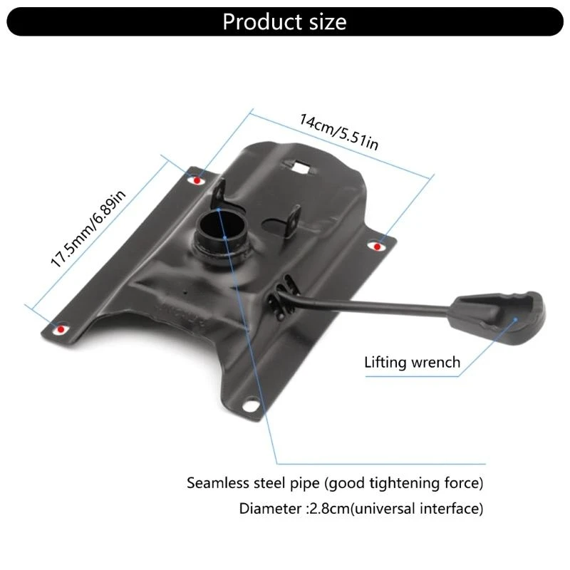 استبدال كرسي التثبيت مقاعد دوارة الإمالة آلية قاعدة المكتب الثقيل كرسي مقاعد الإمالة آلية مقاعد الإمالة #6