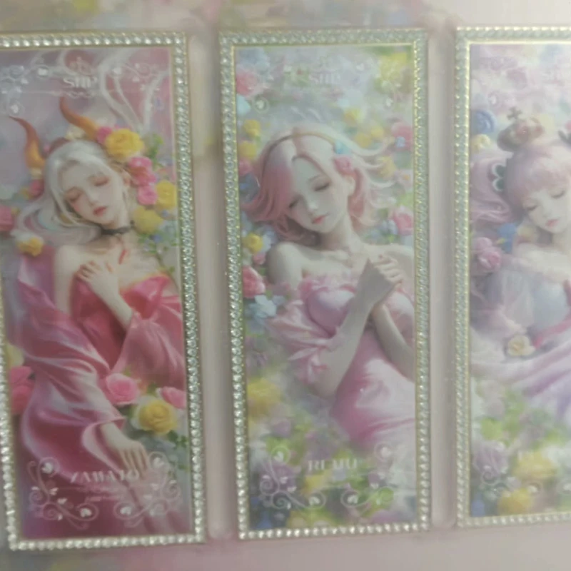 링롱 3 애니메이션 원피스 나미 우타 야마토 핸콕 비비 로빈 페로나 레어 다이아몬드 카드 컬렉션 카드 생일 선물 장난감