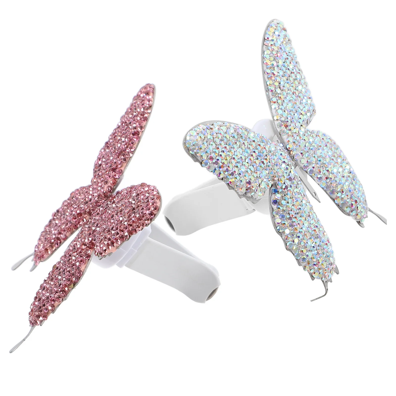

2 Pcs Aromatherapy Clip Car Accessory Perfume Air Outlet Aromatic Diffuser Iron Vent Automotive Decorations Conditioning