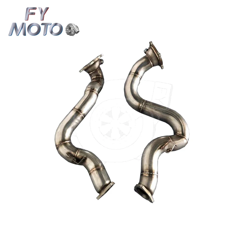 

Exhaust Downpipe for au di S6 RS6 S7 RS7 A8 S8 V8 4.0 TFSI 2012+ 2.75 Inch