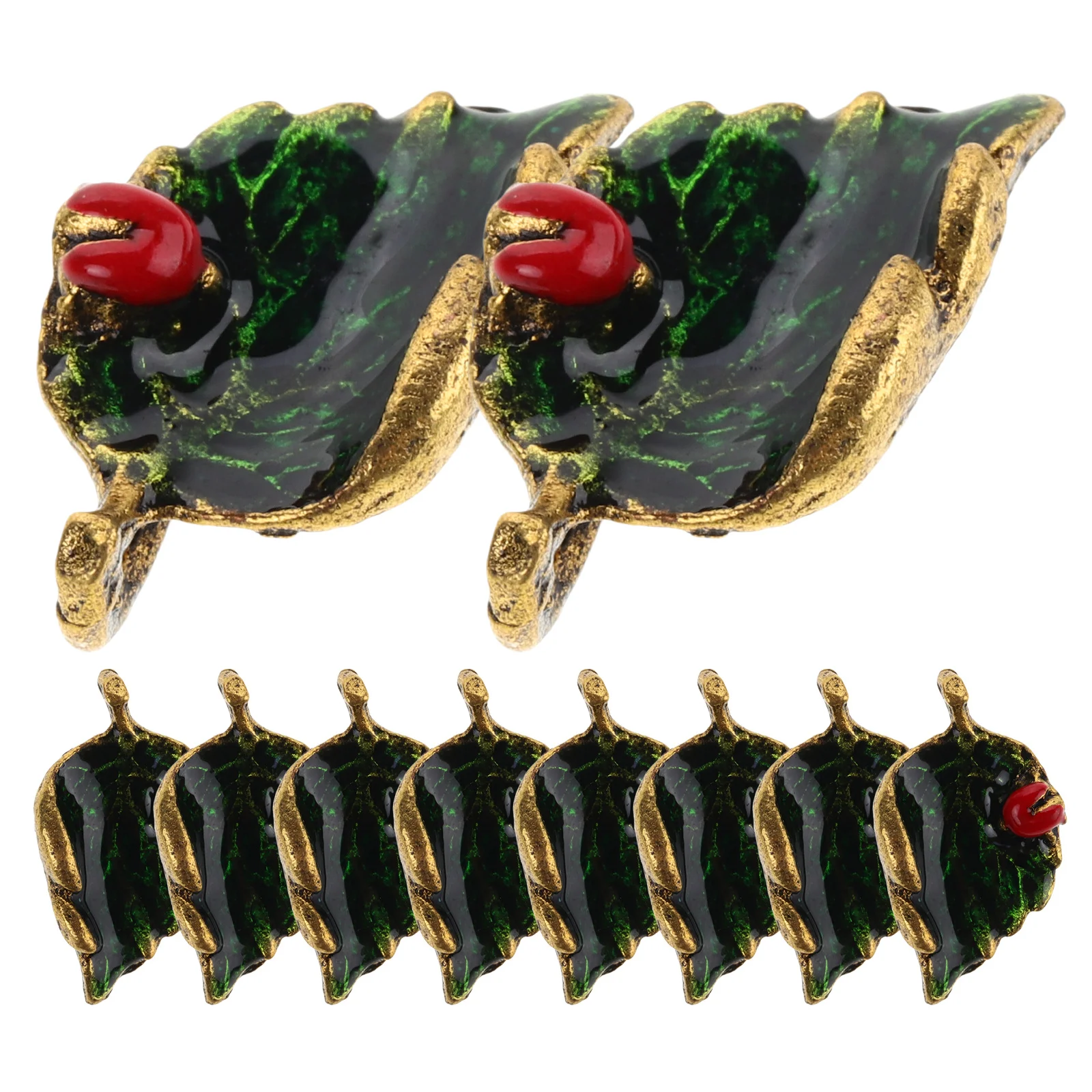 

10 шт., кулон в виде листа для изготовления ювелирных изделий, сплав, подвески «сделай сам», аксессуары, ожерелье, браслет, подвесной шарм для рукоделия