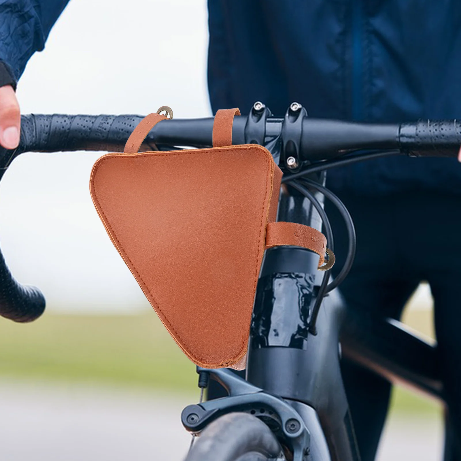 Large Capacity Waterproof Bike Top Tube Bag Front Frame Pouch for Mountain Road Bicycle Outdoor Cycling Tool Holder