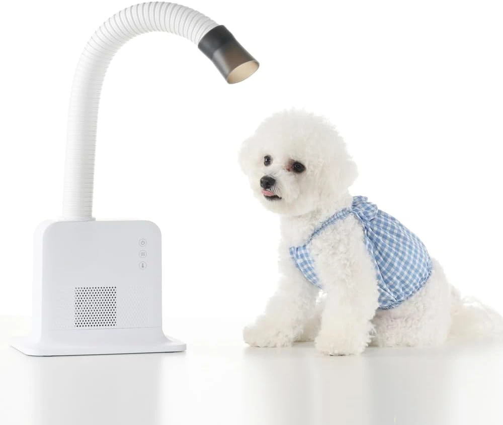 

Усовершенствованная и энергоэффективная сушилка для ухода за домашними животными: мощный поток воздуха, низкая мощность, управление без помощи рук, тихий и уход без стресса