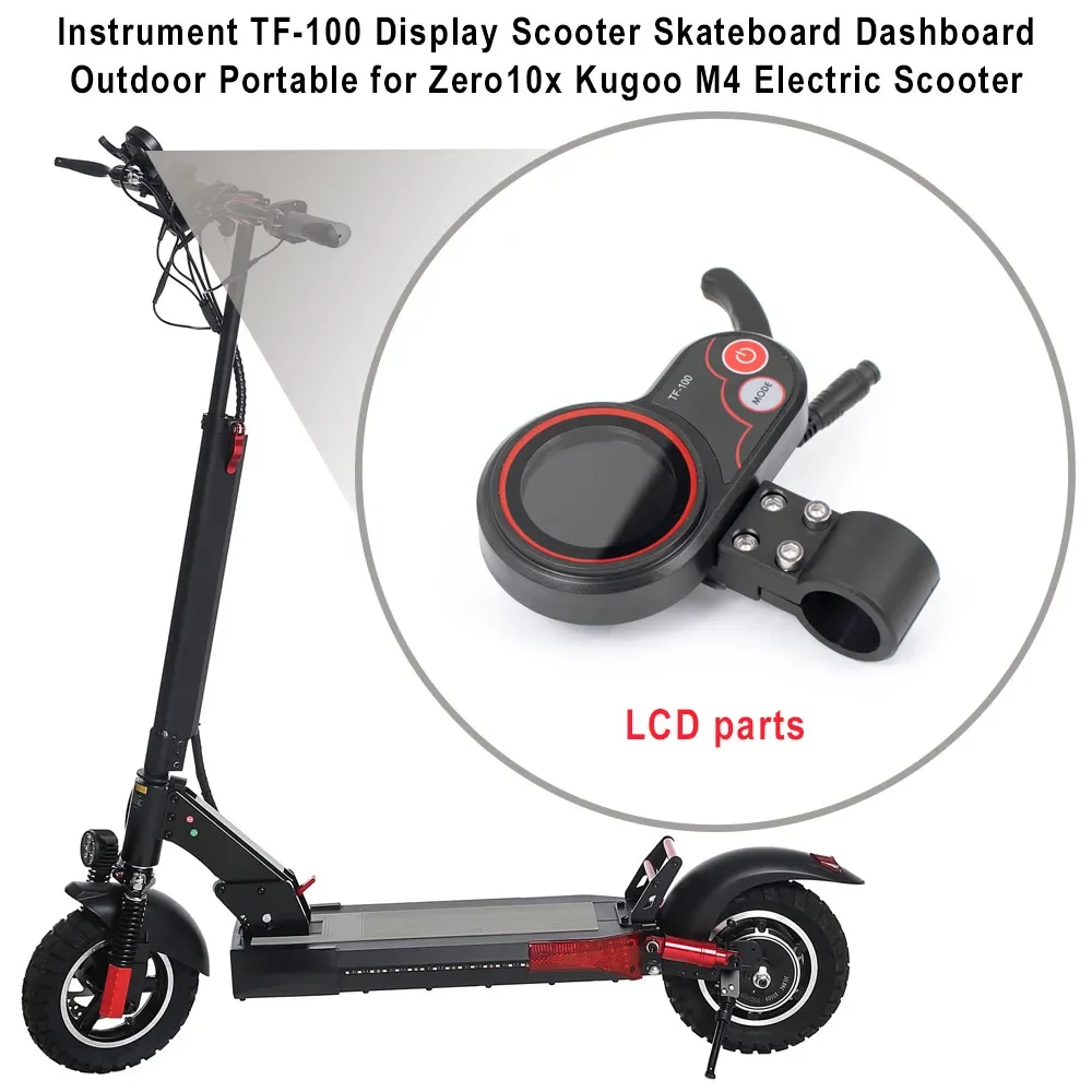 Electric Scooter TF-100 LCD Acceleration Instrument Display for Kugoo M4 for Zero 10X Scooter Communication Instrument Accessory