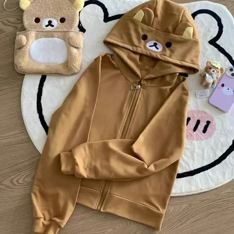 Rilakkuma женская толстовка хлопок