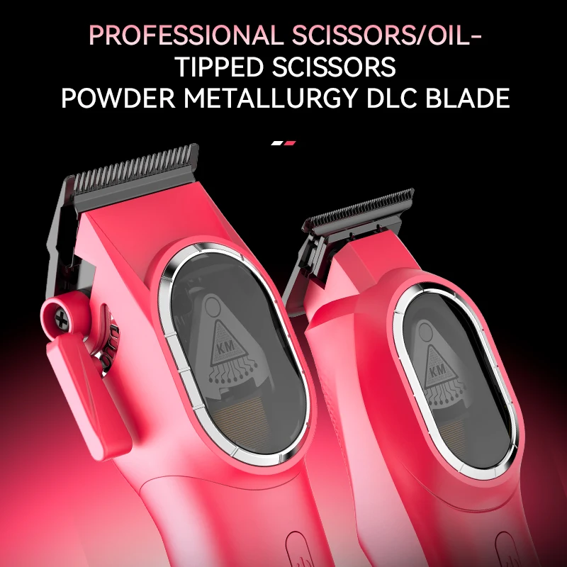 KEMEI Professional Hair Clipper Set  Hair Clippers DLC Adjustable Intelligent Digital Display Electric USB Hair Clippers KM-8502 image 6