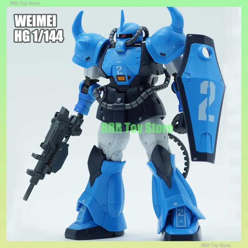 WEIMEI HG 1/144 Assembly Model Kit Prototype Gouf YMS-07A-0 Mobility Demonstrator Blue Color Action Figure Plastic Model Toy