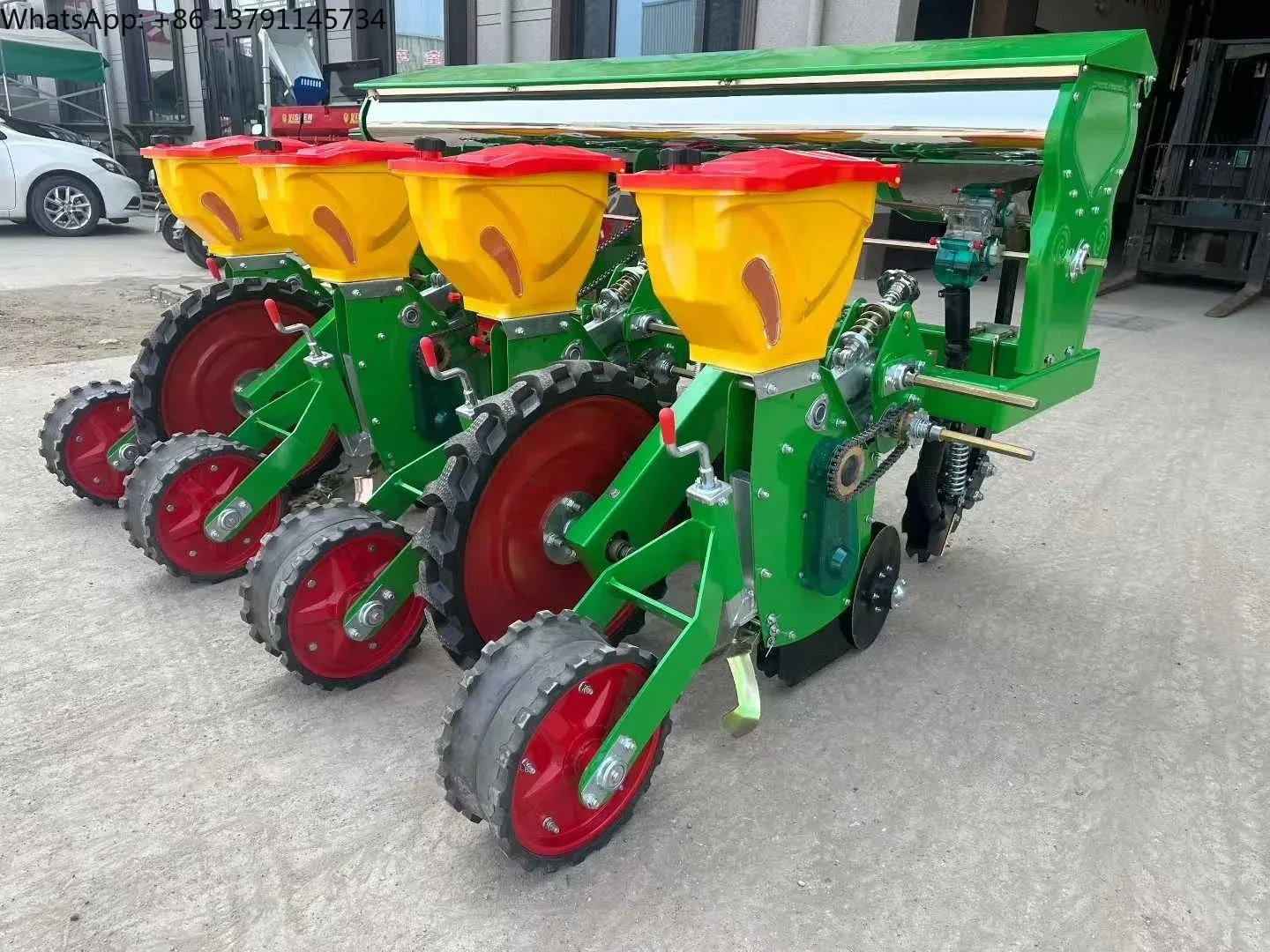

Mini 4 Row Farm Tractor Corn Sorghum Soybeans Maize Seeder Planter No Till Seed Drill for Planting & Seeding for Farm Use