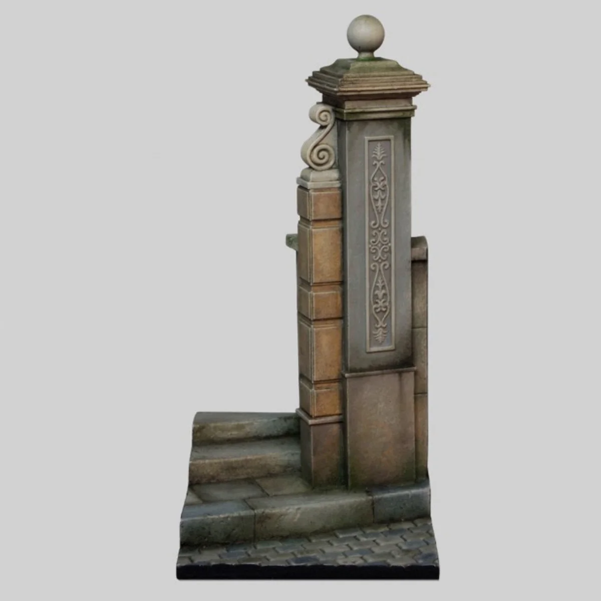 1/35 Scale Doll Resin Model Kit - Military Scene - Building Pillar Base - Unassembled and Unpainted - 138