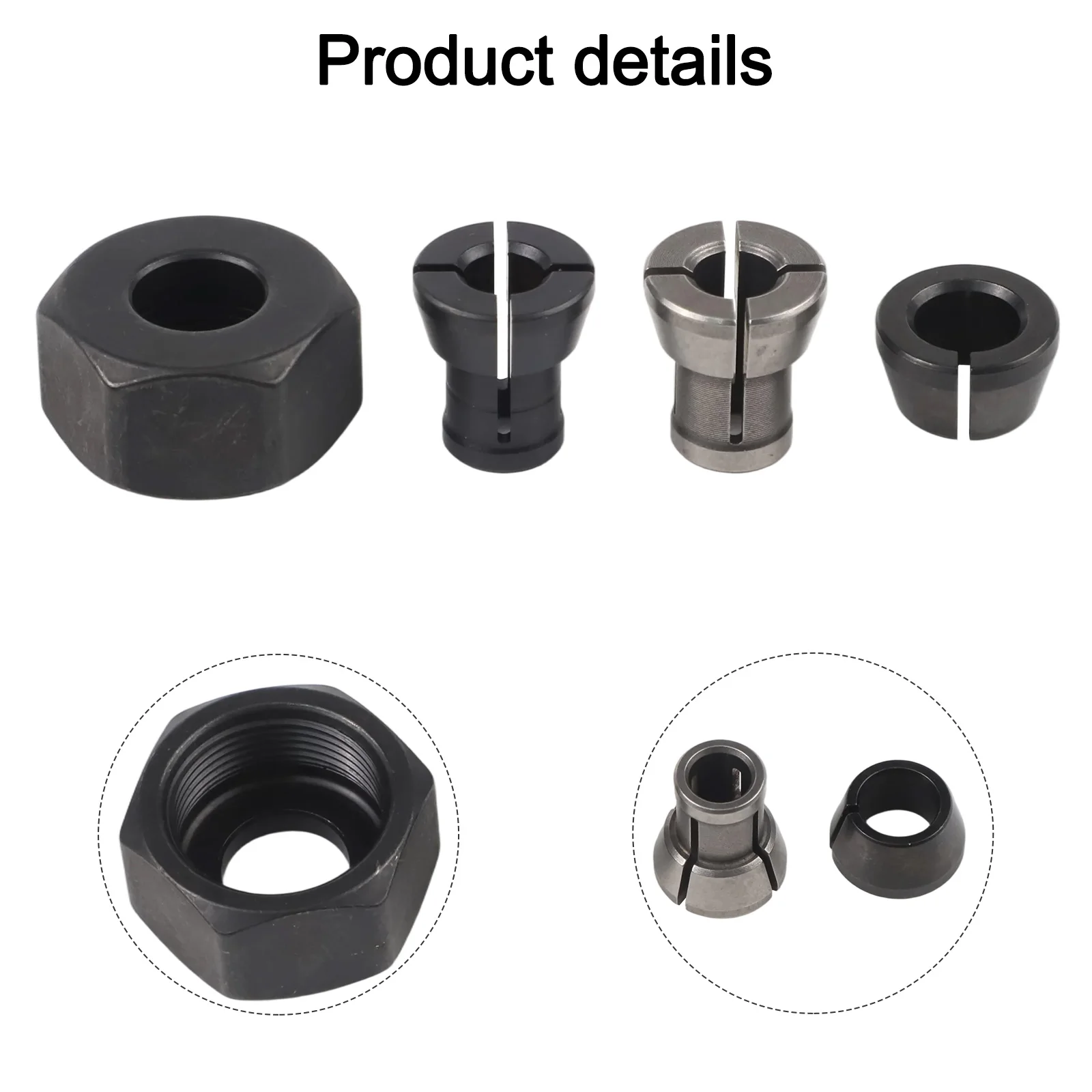 Black PCS Brightness Package Content RP K RT C Steel Collet Router Mm Pcs RP K RT C RT for cx RP K RT C Confirm Data