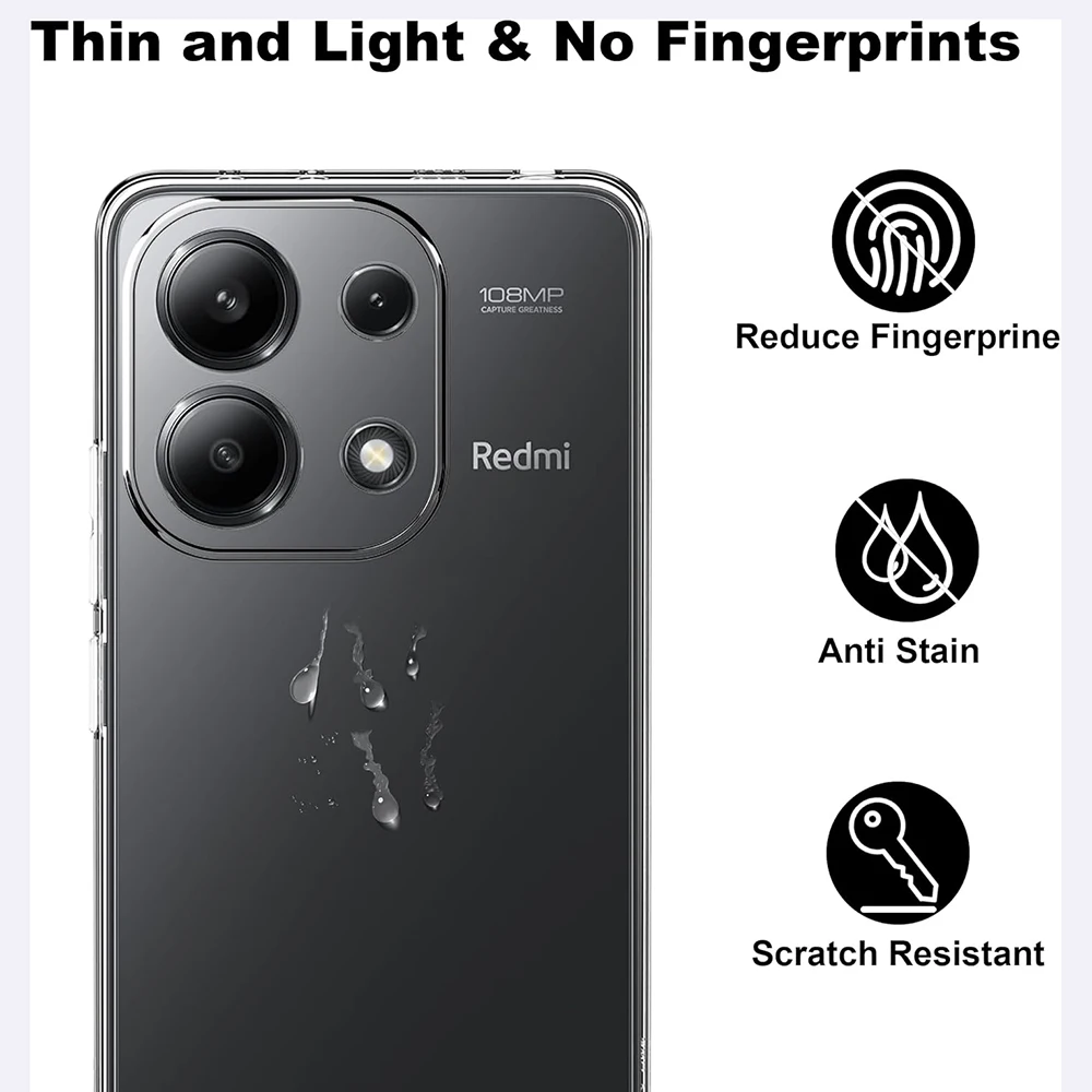 Weiche Silikon Soft Case Für Xiaomi Redmi Hinweis 14 13 12 11 10 9 8 7 6 5 Pro Plus 8T 9T 10T 11 12T 4G 5G 9S 10S 11S 12S 12C – Detail 1