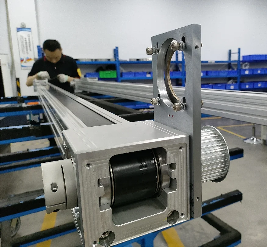 Customize Long Stroke High Precision High Speed Motor & Bearing Aluminum Alloy Linear Motion Actuator Belt Driven Linear Module