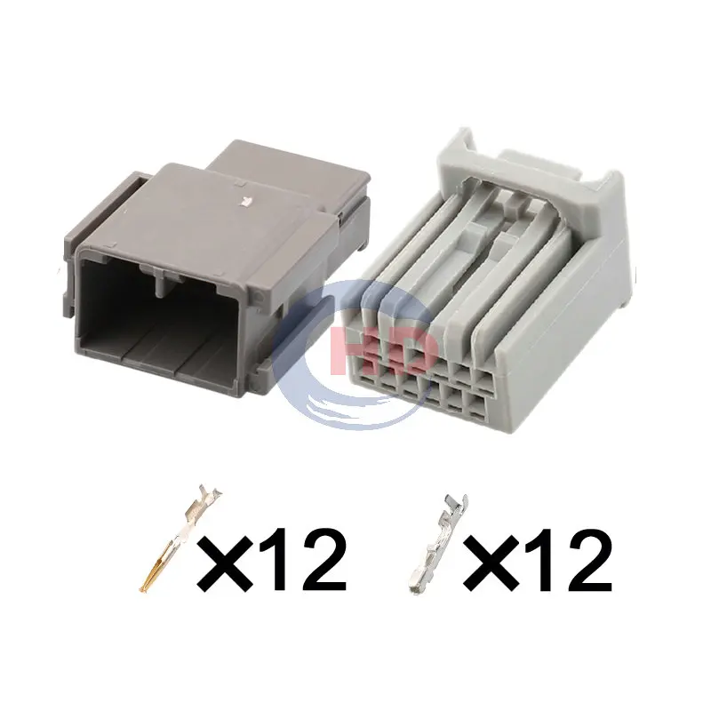 1-20 sets 12 Pin Multimedia CD Navigation Head Unit Instrument Wiring Harness Connector Plug  MX34012PF1 MX34012SF1