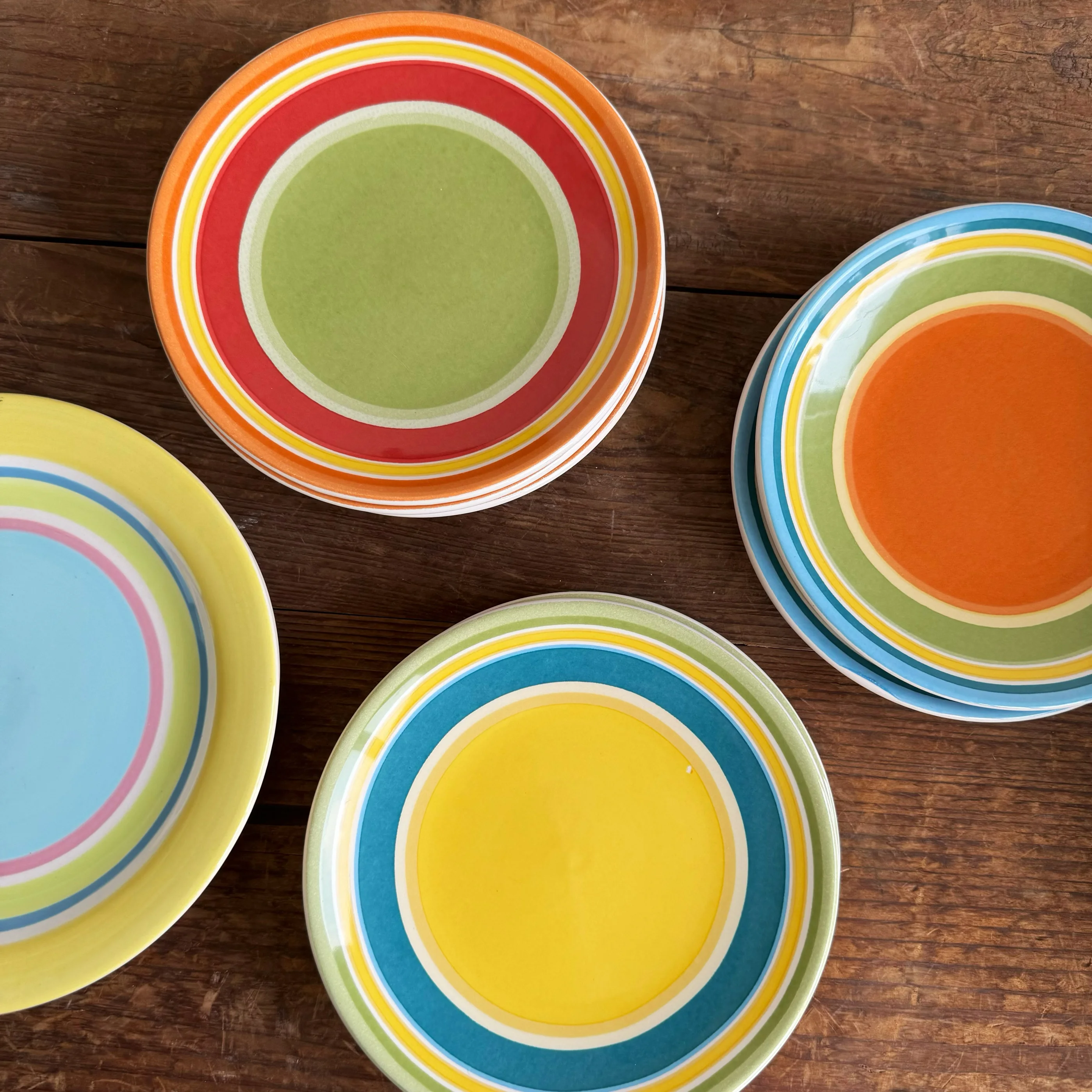 

Cerc Dert Plate European Sle Underglaze Painting Fruit Salad Small Bowl Home Use Dinnerware round Plate
