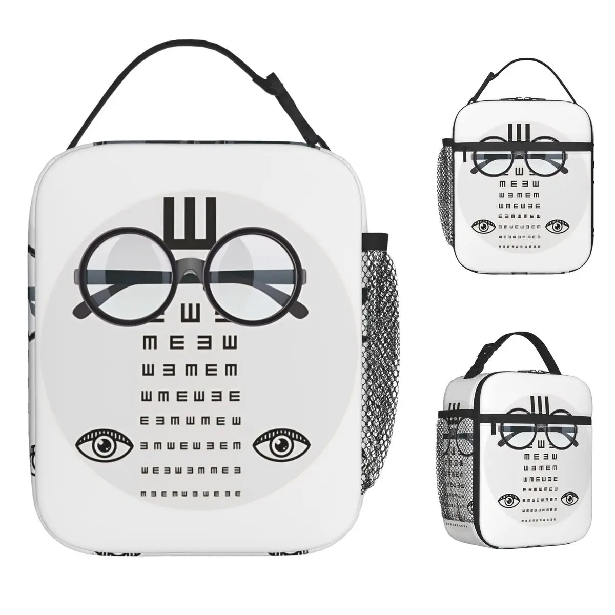 

Сумка для обеда с изображением глаз, эстетичный ланч-бокс для мужчин, портативная изотермическая сумка-холодильник для пикника, водонепроницаемая термосумка с принтом