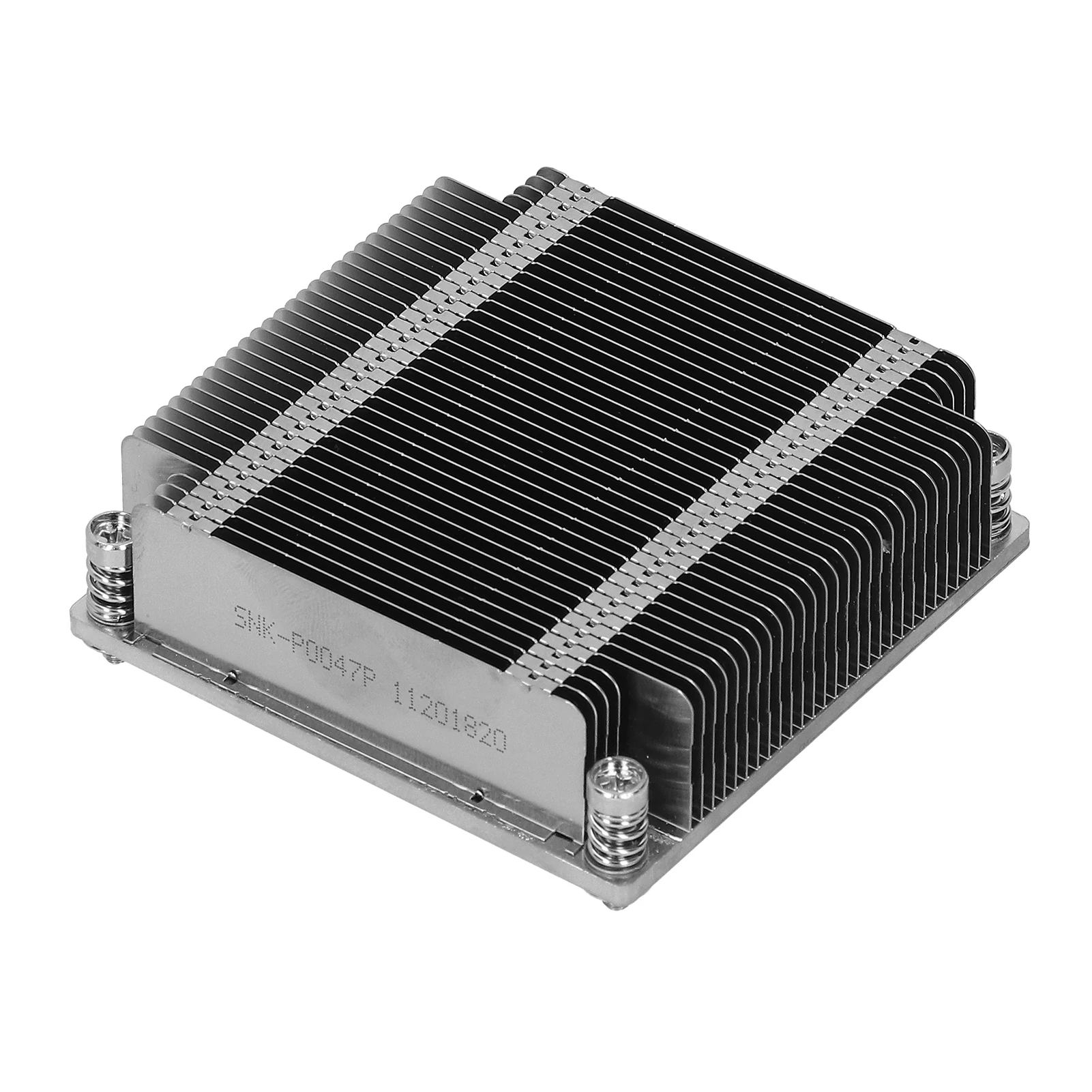 SNK-P0047P 1U Passive CPU Heat Sink LGA2011 Computer Heat‑Dissipating Cooling Parts for Supermicro X9/X10 1U UP and DP Server