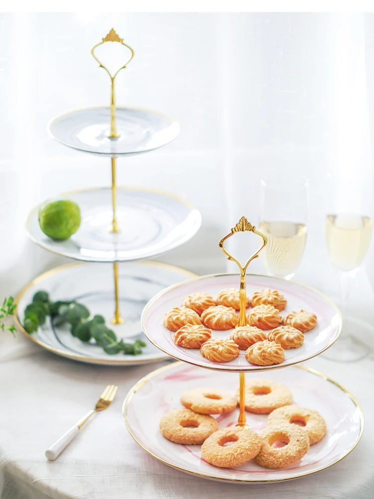 

Десертный керамический трехъярусный многослойный торт для дня рождения CE EU