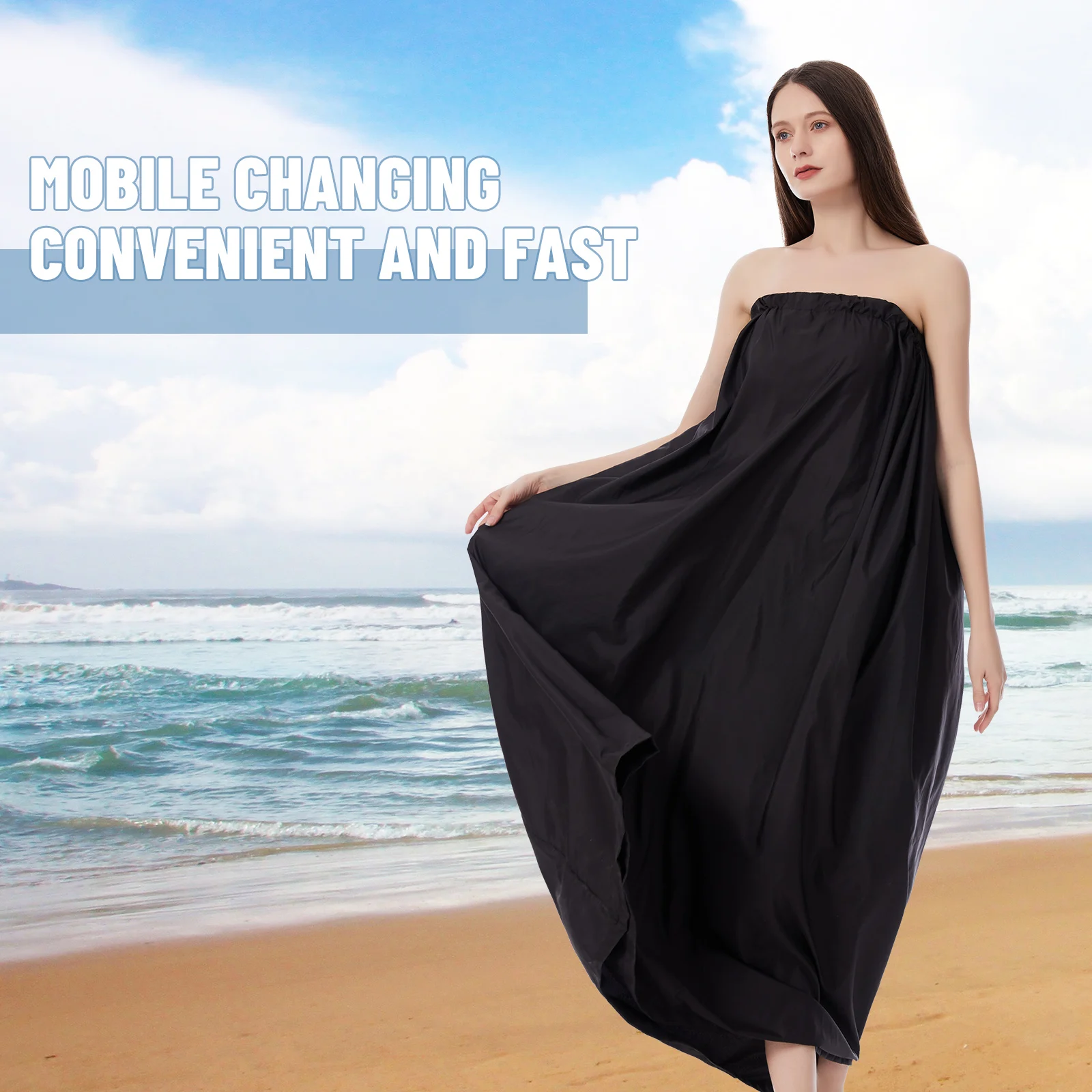 Portable Changing Room Thick Changing Cover Ups Instant Privacy Shelters Lightproof Beach Dressing Cover for Camping Beach