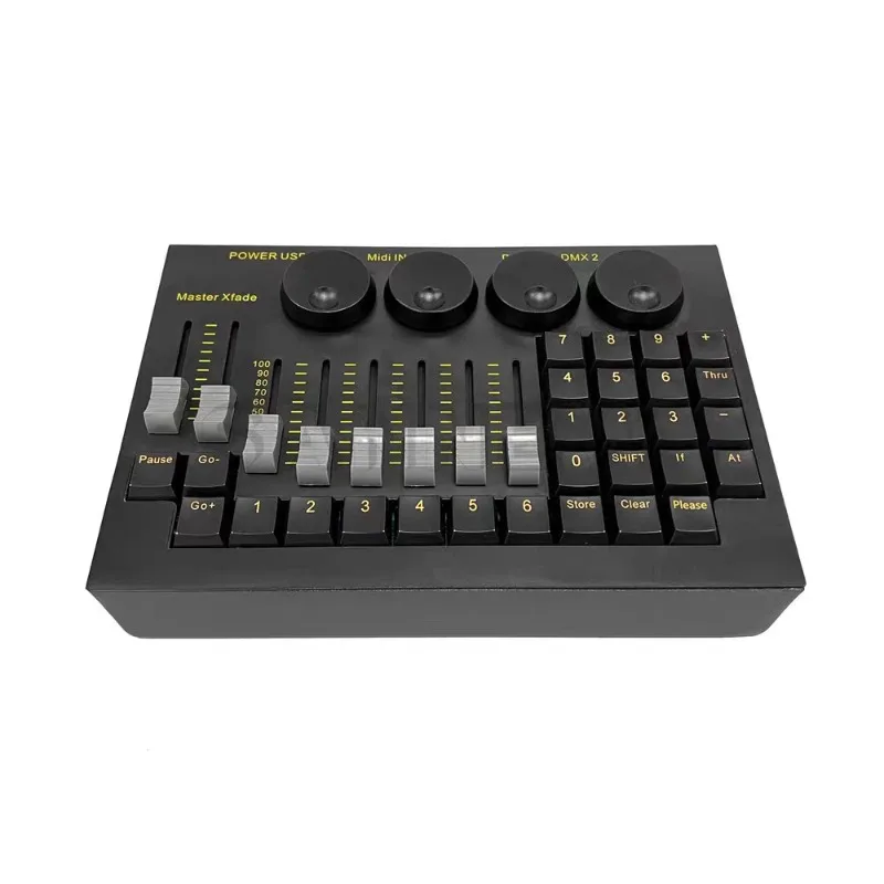 Mini MA Console Command Fader On Wing For Stage Effect Lighting Disco DJ Moving Head DMX Controller
