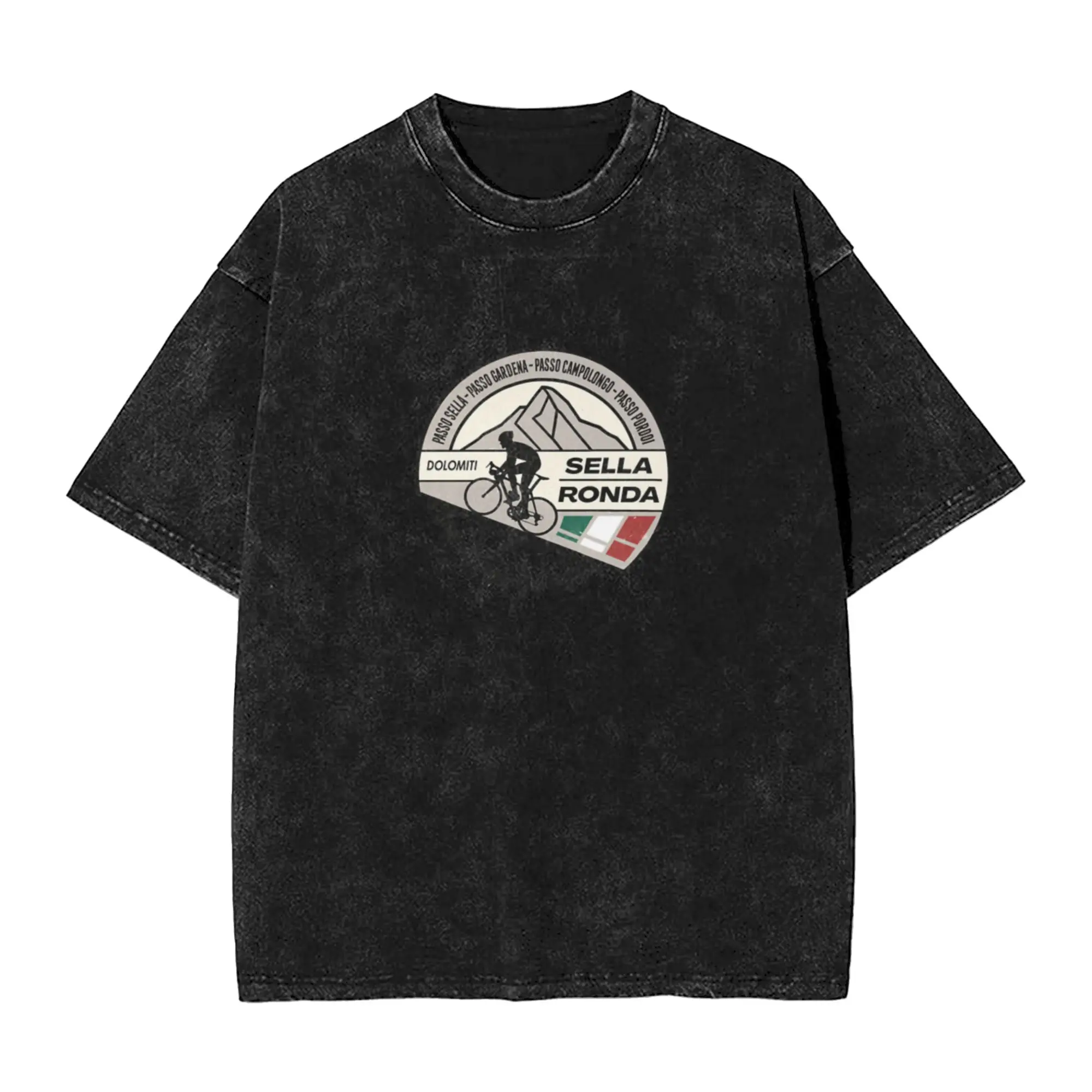 Sella Ronda Sellaronda - винтажные футболки оверсайз в ретро-стиле для велоспорта