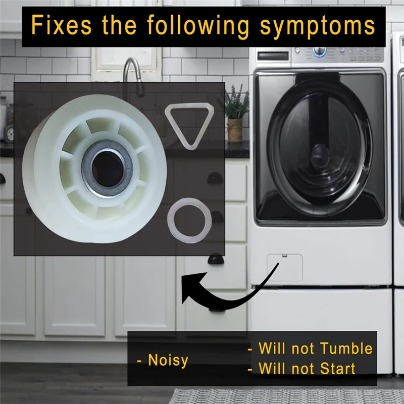 10ชิ้น 279640   Dryer Idler Pulley สําหรับ Whirlpool & Kenmore Dryers - แทนที่ 3388672 697692   เอพี 3094197   ว 10468057