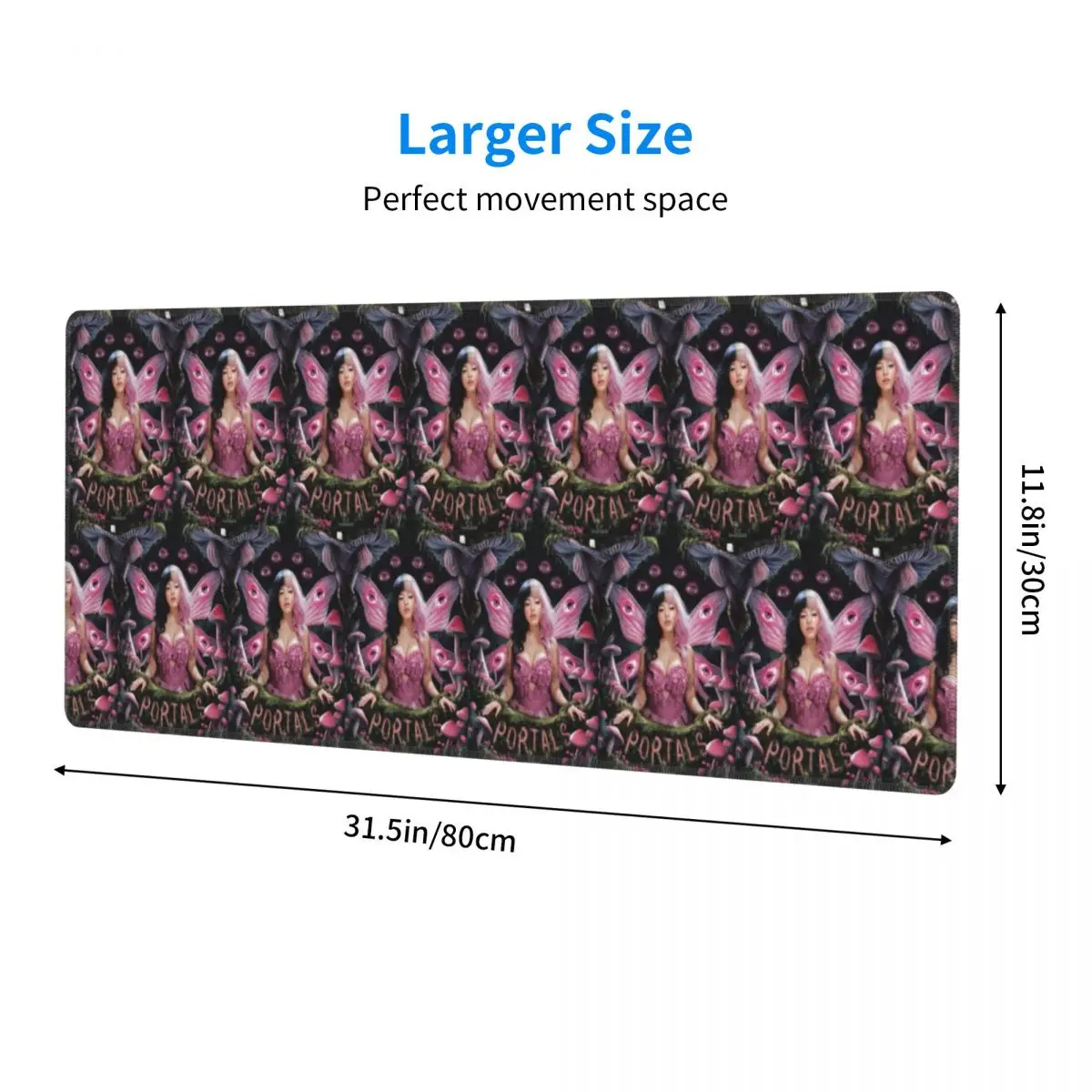 Large Mouse Pad Melanie Martinez Face Gamer PC Laptop Mats Keyboard Carpet Computer Gaming Office Accessories Desk Mat