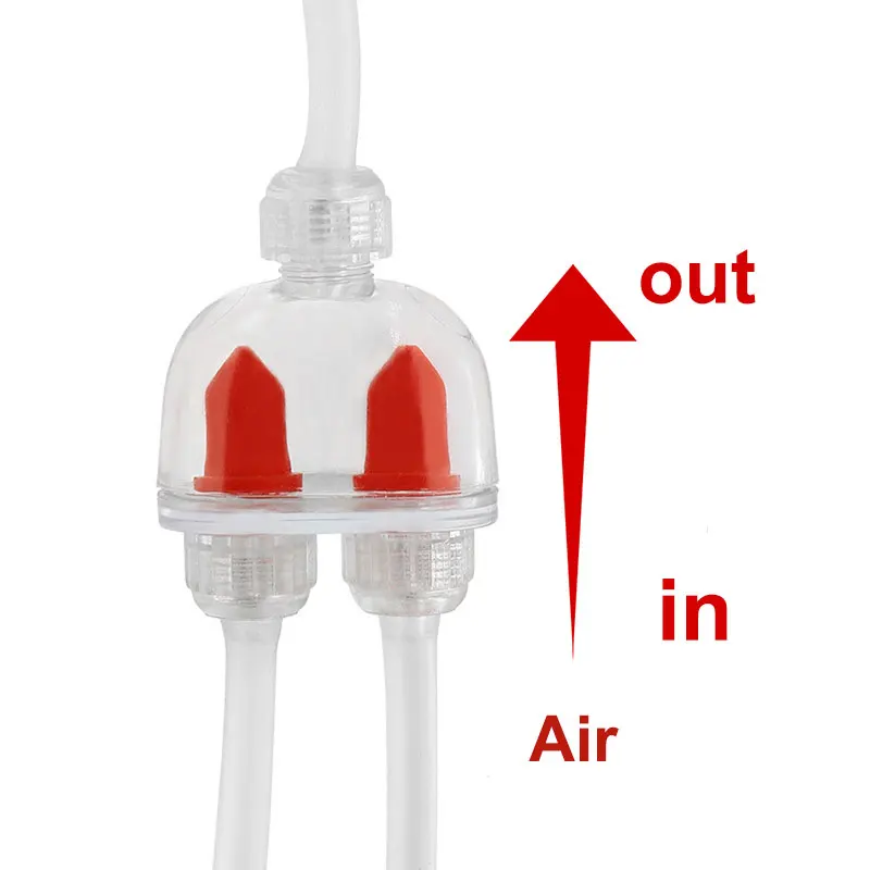 Aquarium air pump accessories three-way check valve, one-way valve, check valve，Trachea with an inner diameter of 4mm