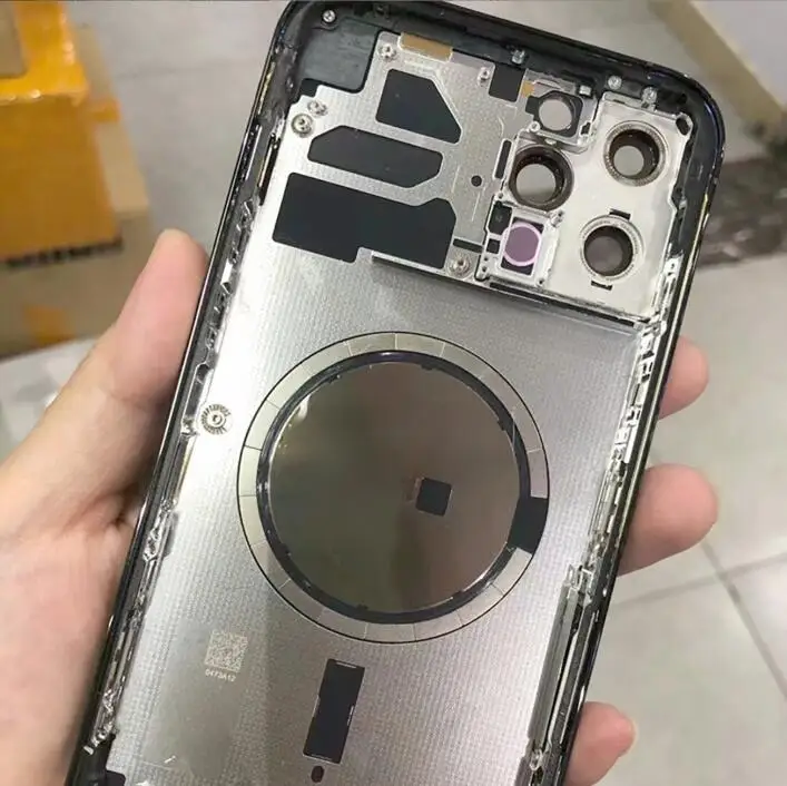 5xBack Housing Cover Glass Magnetic Replacement For iPhone 16 15 14 13 12 Pro Max Mini Wireless Charging Magnet Module view 6
