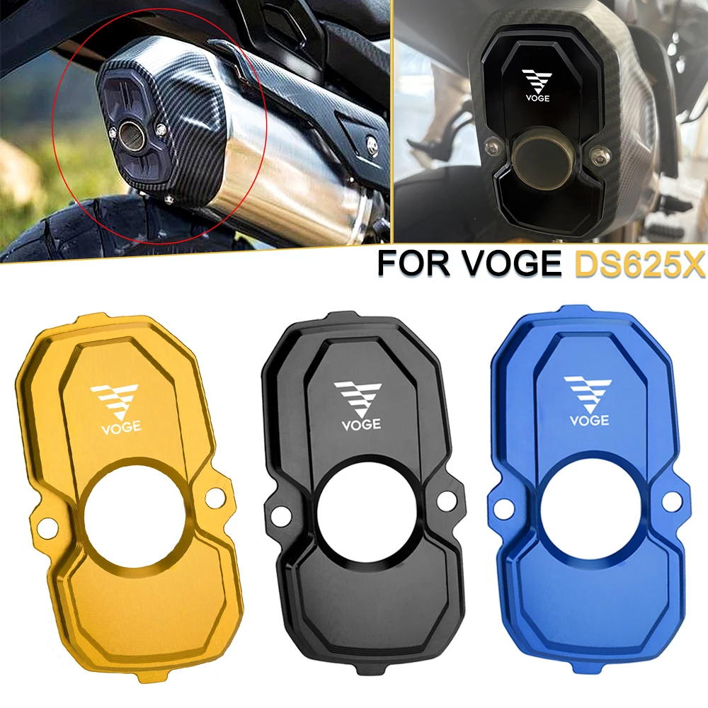 

For VOGE 625dsx 625DSX DS625X DSX 625 2025 2026 Accessories Motorcycle Exhaust Pipe Tail trims Protection Cover Cap CNC Aluminum