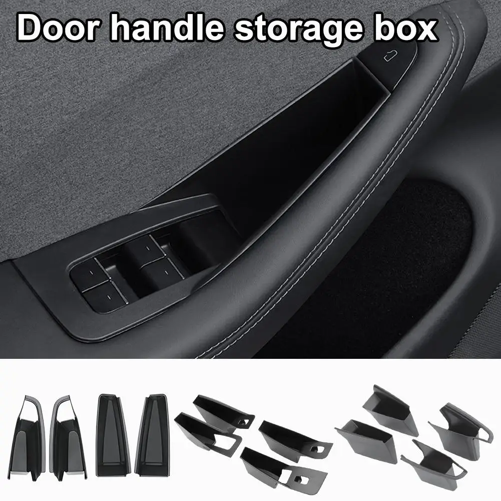 Für Tesla Model Y/YL Juniper 2025+ Türgriff-Aufbewahrungsbox Vorder- und Hintertür-Aufbewahrungsbox Organizer Fach Zubehör – Detail 17