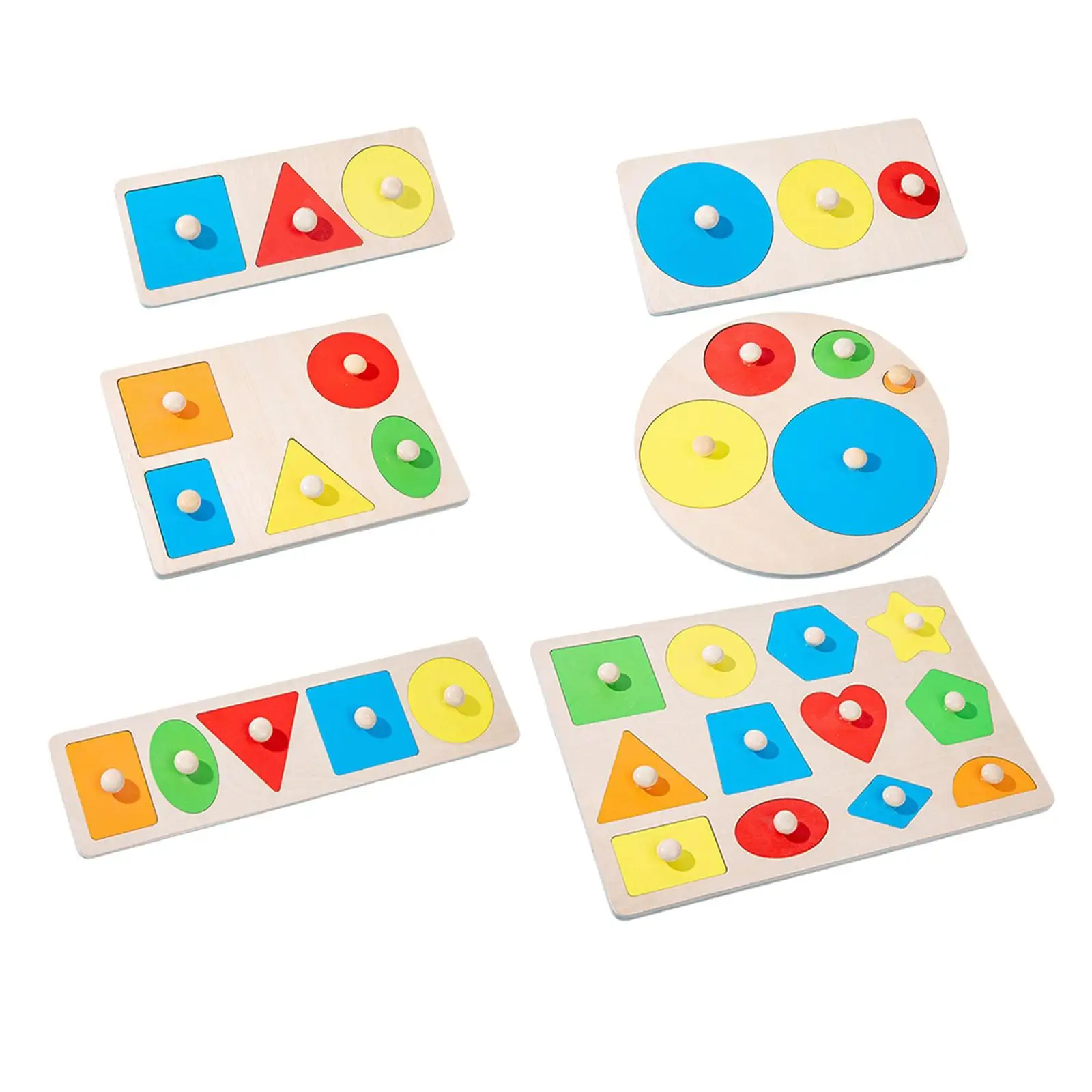 

Montessori Puzzles with Early Educational Jigsaw Puzzle for Preschool Children,