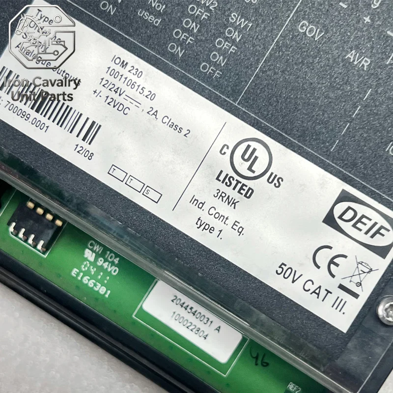 IOM230 DEIF original analog interface module generator set controller module CAN bus interface IOM 230 100110615.20