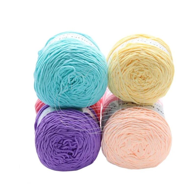 Imagen 6: 6 rollos/set de hilo de tufting sólido de 200M, hilo de algodón de 8 hebras para pistola de tufting, tela Monk, 24 colores, hilo de tejer para bordado Poke