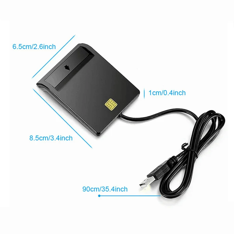 USB SIM Smart Card Reader For Bank Card IC/ID EMV SD TF MMC Cardreaders USB for Windows 7 8 10 Multi-in-one Smart Card Readers