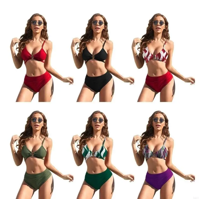 

X9FF женский комплект из двух частей сексуальный купальник-стринги пуш-ап бикини на шнуровке купальники бикини