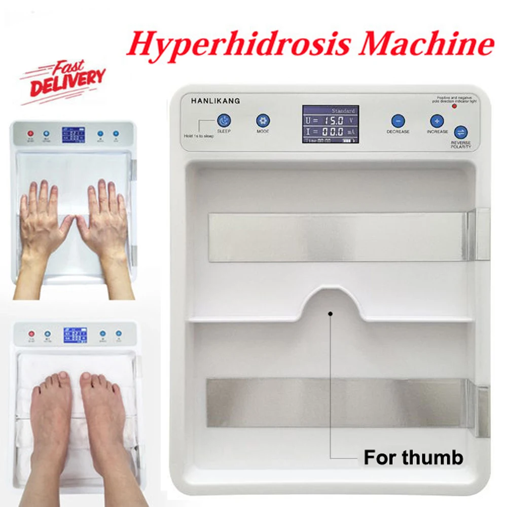 NEW Iontophoresis Hyperhidrosis Machine Non-Surgical Solution for Excessive Sweating of Hands And Feet