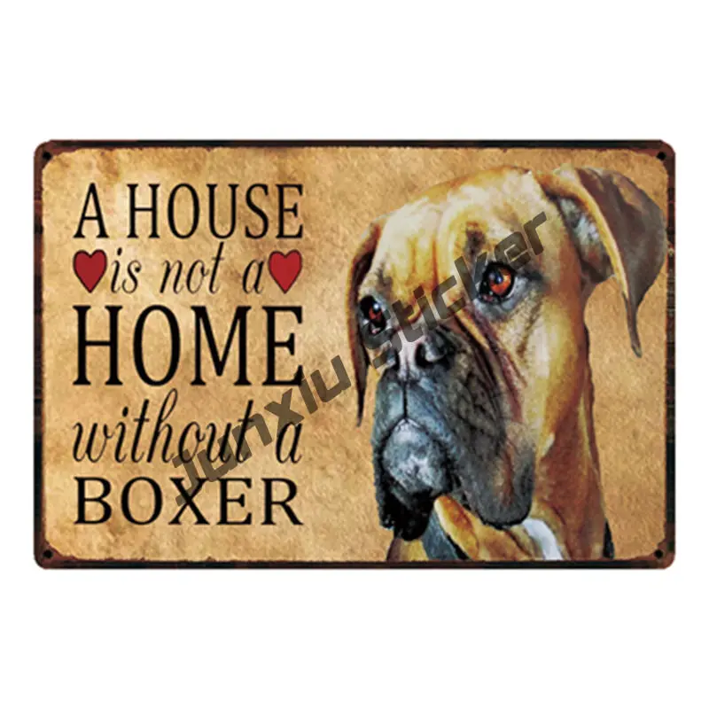 Cartoon Animal Decals Boxer Dog Car Decal Boxer on Board Dog Sticker Breed Refrigerator New Version Decal Motocross Racing Decor — zdjęcie 3