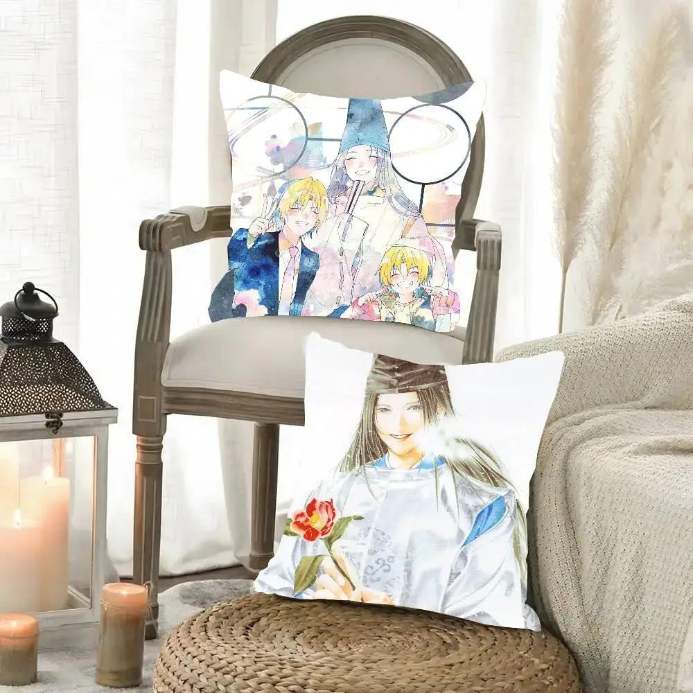 H-Hikaru No Go Anime Pillow Case Fashion Square Pillowcase Bedroom Sofa Room Ins Decoration Leisure