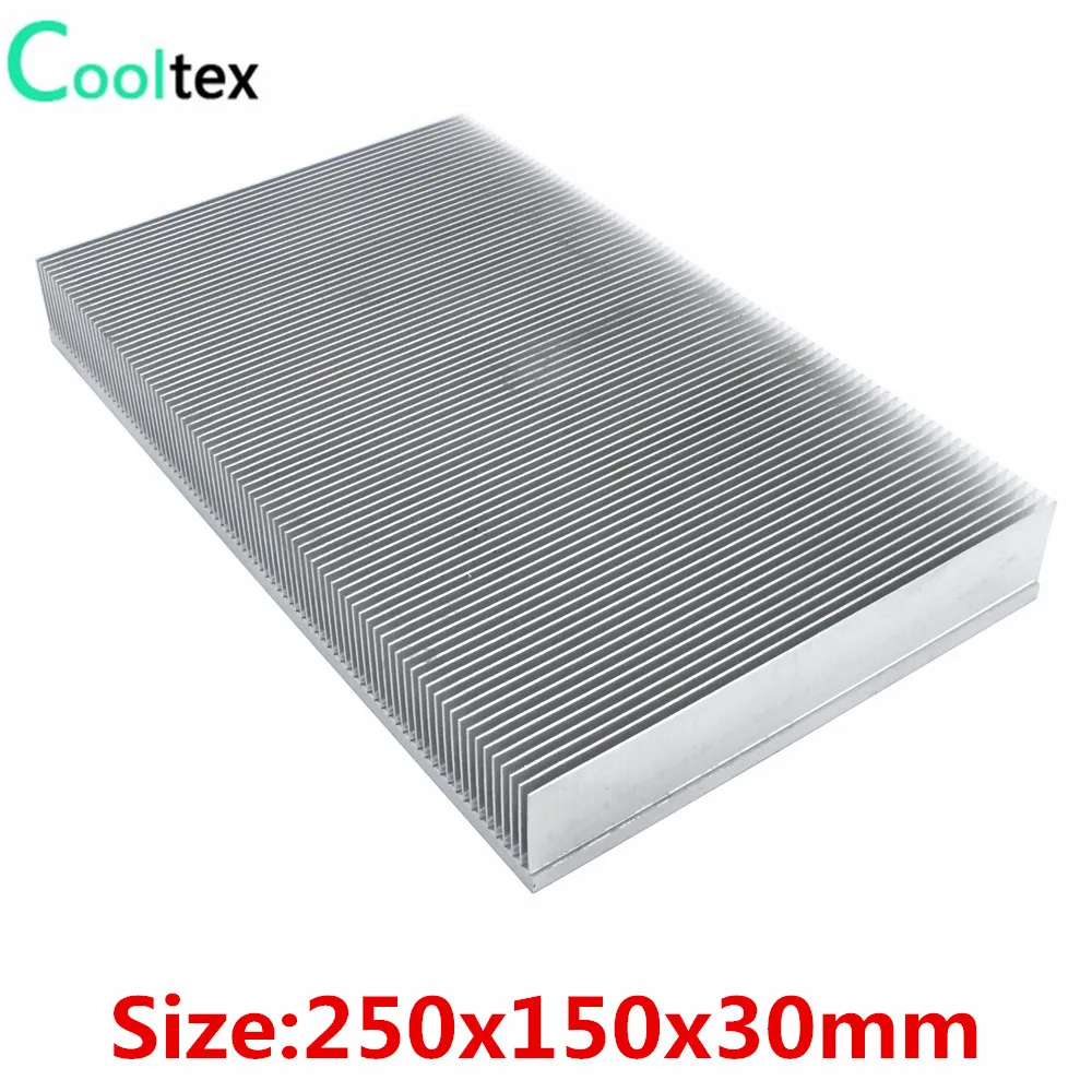 

Aluminum Heatsink 250x150x30mm Skiving Fin Heat Sink Cooler Cooling Radiator for Electronic Chip LED Heat Dissipation