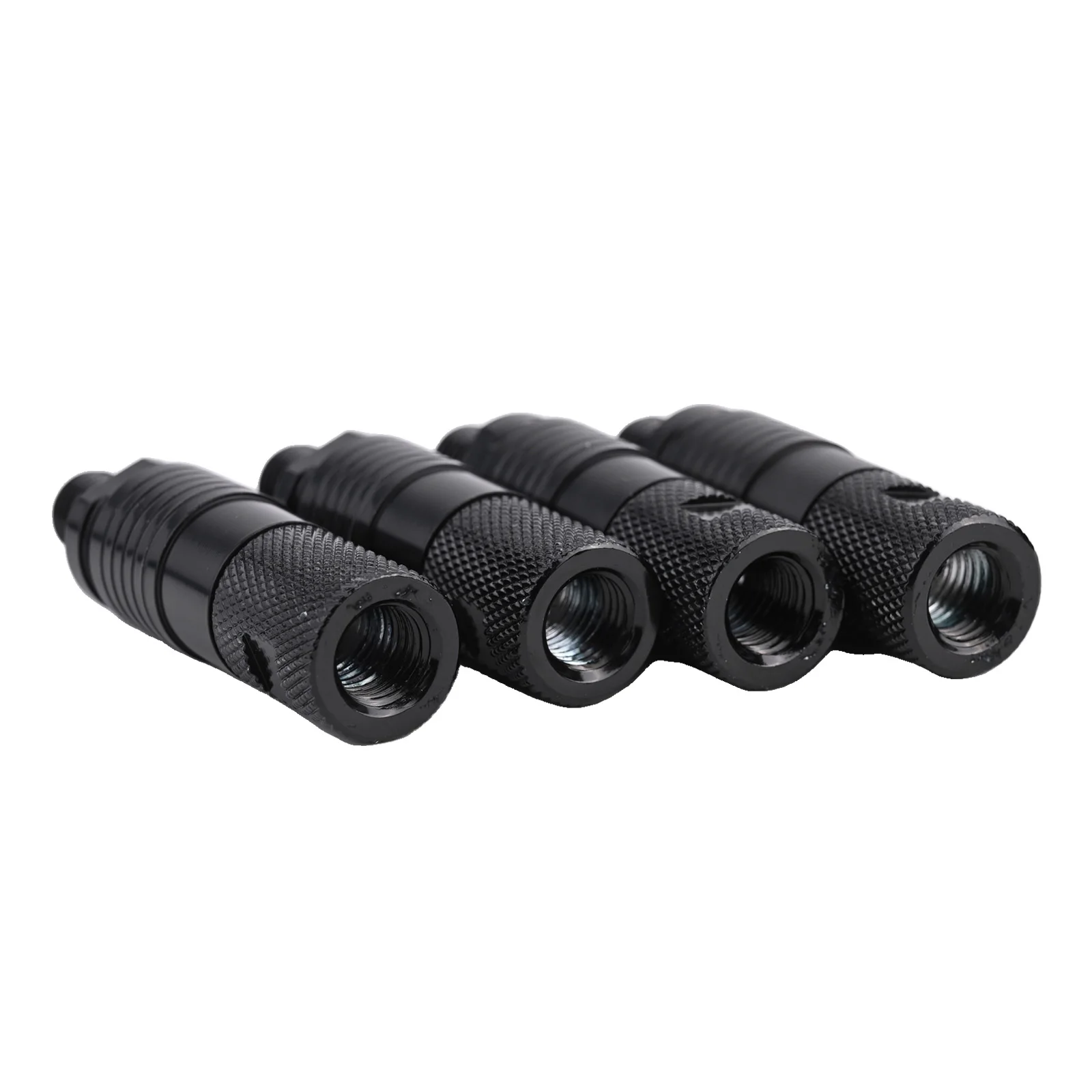 

Bite Alarm Adaptor Fishing Fishing Alarm Connectors Black No Rust 4pcs 6*1*1cm Aluminum Alloy High Quality Functional