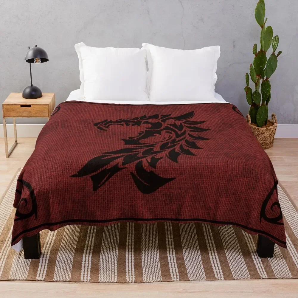 

TES Tapestry 22 - Ebonheart Pact Throw Blanket Cute Plaid funny gift Hairys Blankets