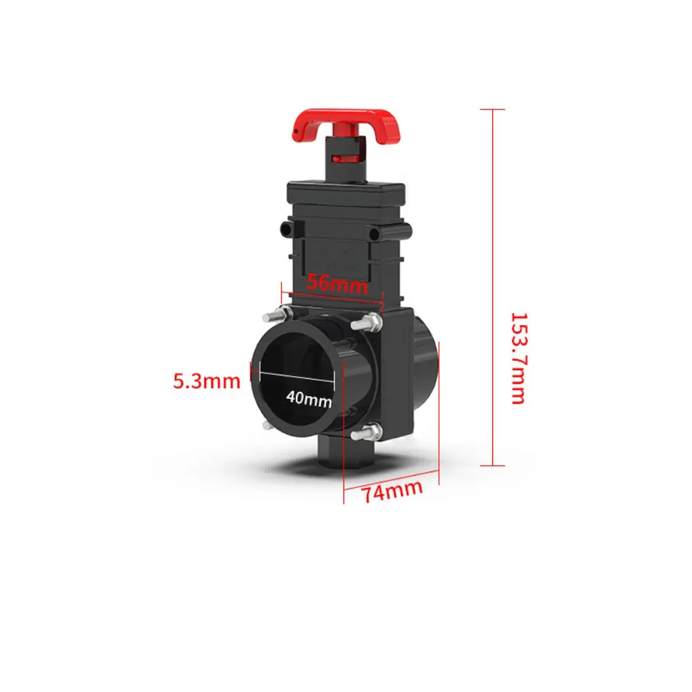 Leak Proof Pull Type RV Sewer Gate Valve with Flow Control for Reliable Shut Off and Quick Fit on Standard Sewer Hose Drainage