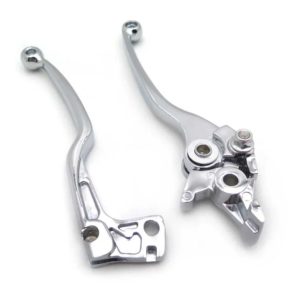 Chrome Brake Clutch Hand Levers for Suzuki Gsxr 600 750 Katana 750F Sv650S Motorcycle Accessories