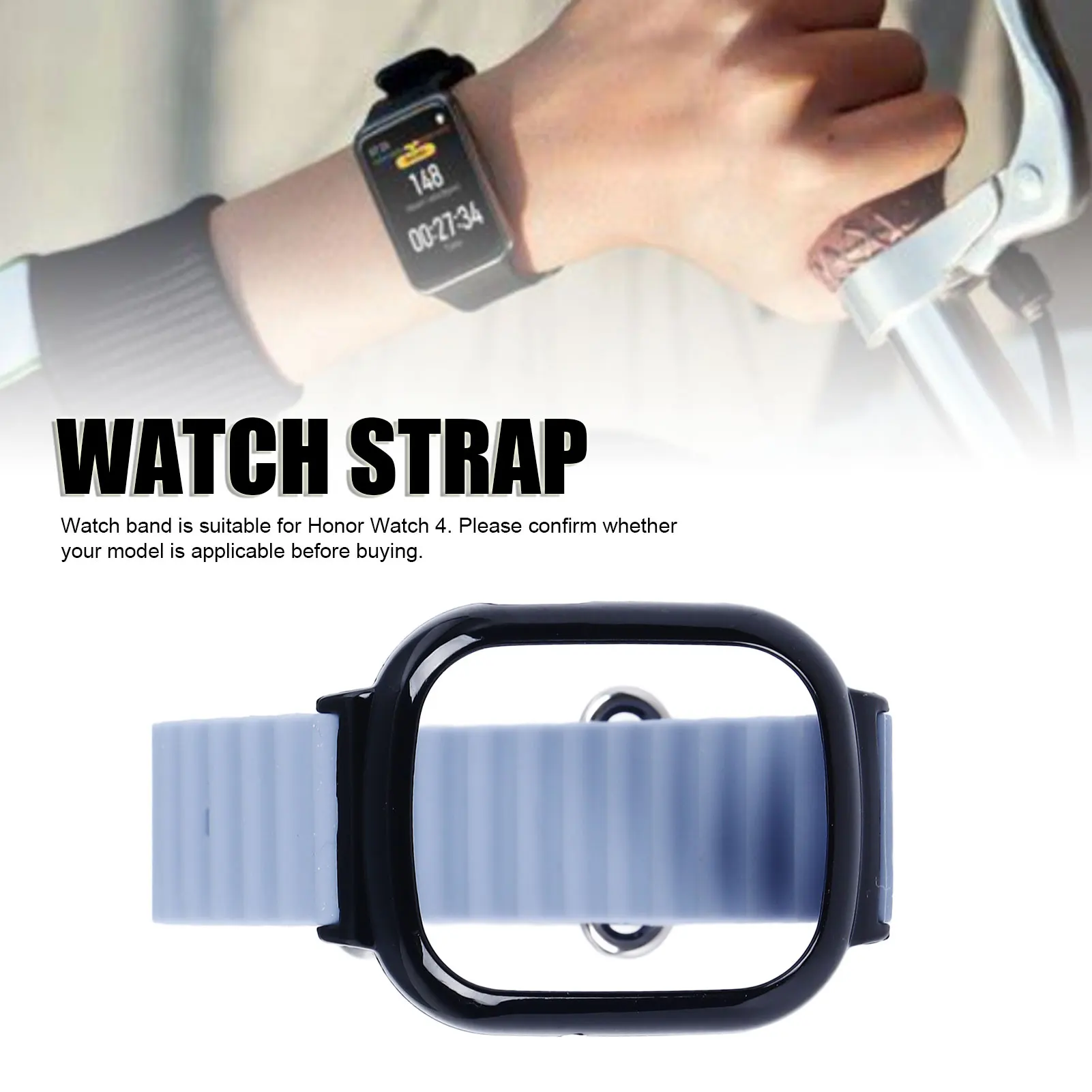 Watch Band Watch Strap Watch Strap Adjustable Soft Skin Friendly  Watch Band with Protective Cover for Honor