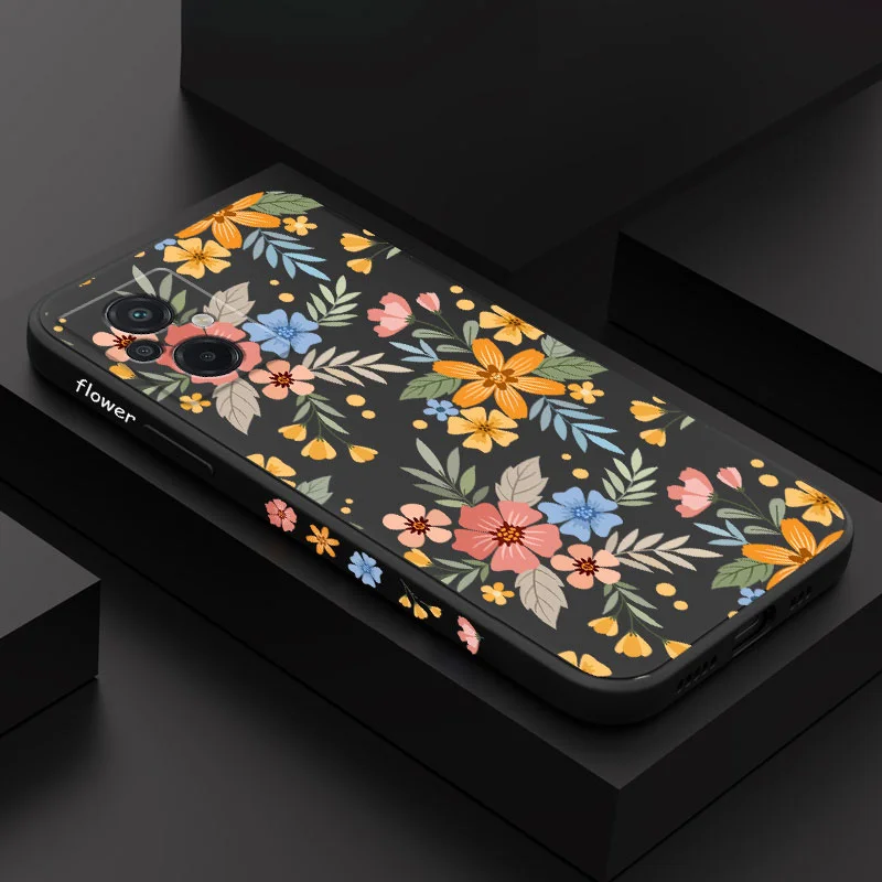 

Bright Flower Phone Case For Xiaomi Poco F7 X7 M6 X6 F6 M5 M5S F5 X5 F4 X4 M4 F3 M3 X3 F2 Pro 4G 5G GT NFC Silicone Cover