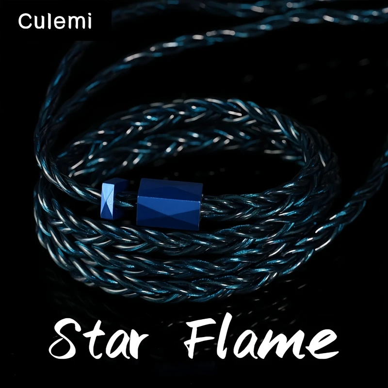 Culemi-03 IEM Cable with 2.5/3.5/4.4 Balanced MMCX/2PIN/Dual/IE900 for Delci Explorer DaVinci Himalaya