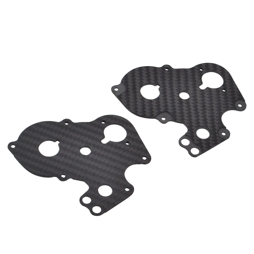 Carbon GearBox Plate W/ Aluminum Gearbox Set for Tamiya Blackfoot Monster Beetle Frog Subaru Brat Mud Blaster Upgrades Parts view 6