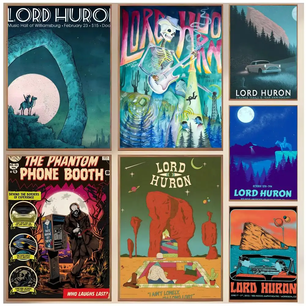 Dreamy Band L-Lord Huron Poster  Classic Home Interior Design & Modern Wall Decor Art Collection