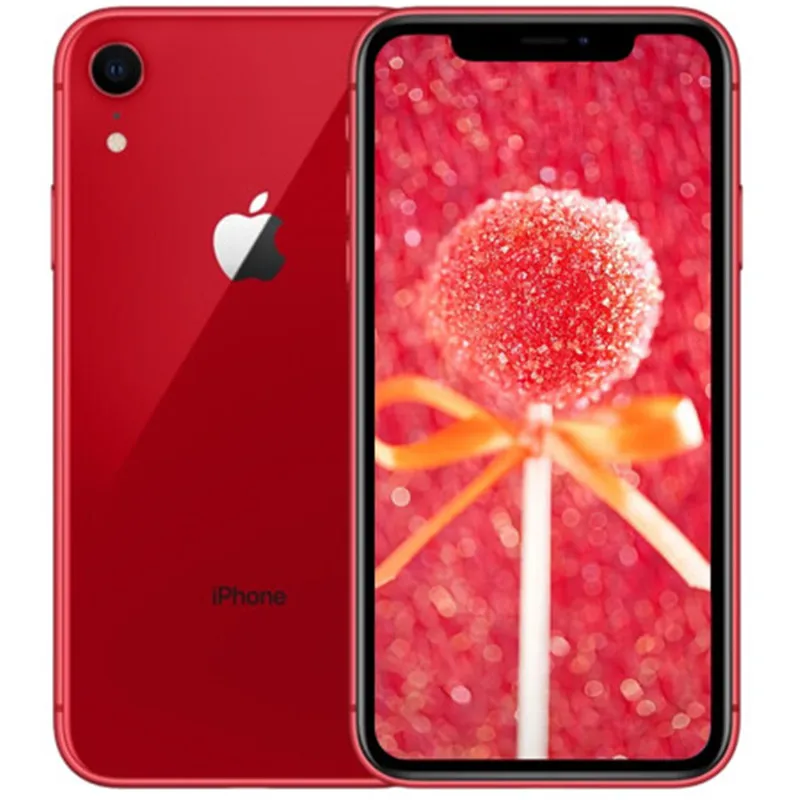 هاتف Apple-iPhone XR غير مقفول ، هاتف محمول ، ذاكرة وصول عشوائي 3 جيجابايت ، ذاكرة قراءة فقط 64 جيجابايت ، 128 جيجابايت ، 256 جيجابايت ، 4G LTE ، 6.1 ، سداسي النواة ، 12 ميجابكسل ، بصمة إصبع ، مستعمل