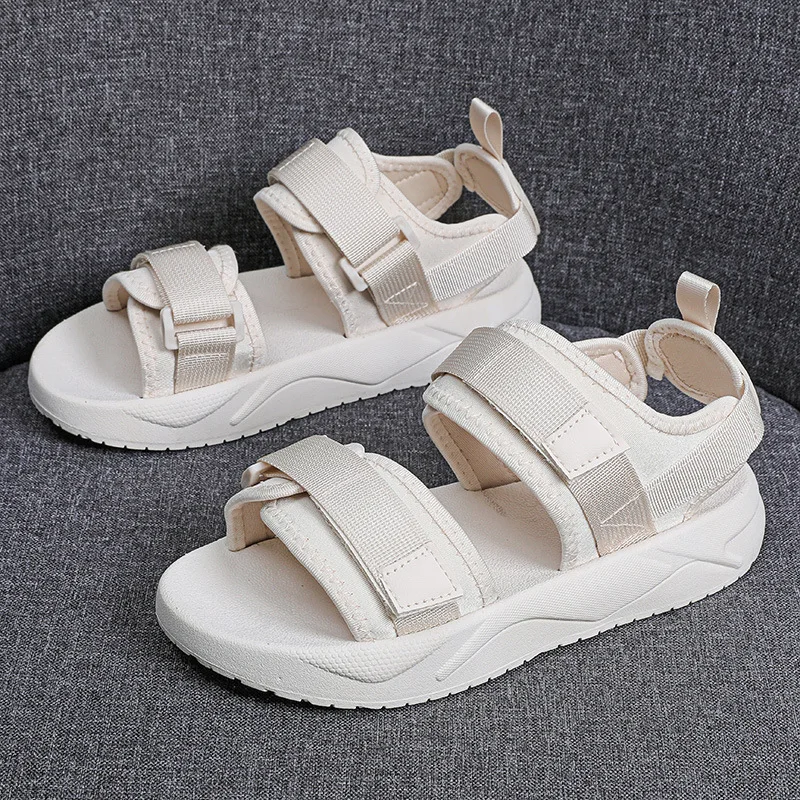 Women Open Toe Flat Sandals Ankle Strap Platform Women Sandals Summer Outdoor Casual Beach Leisure Sandals Sofe Women Shoes